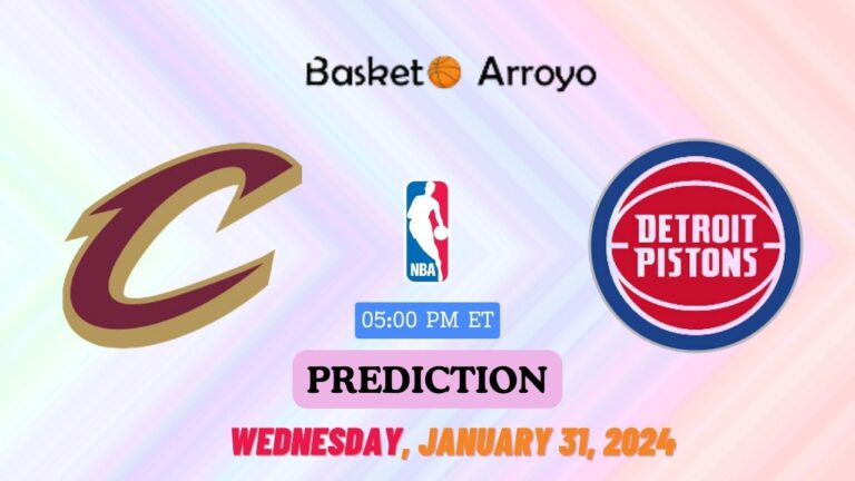 Cleveland Cavaliers Vs Detroit Pistons Prediction, Preview, And Betting Odds